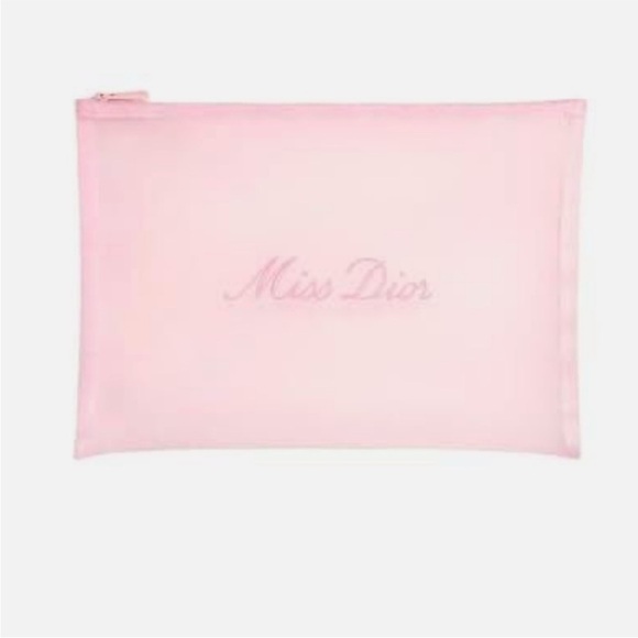 New/authentic Dior mesh pouch/cosmetic bag - Picture 3 of 6
